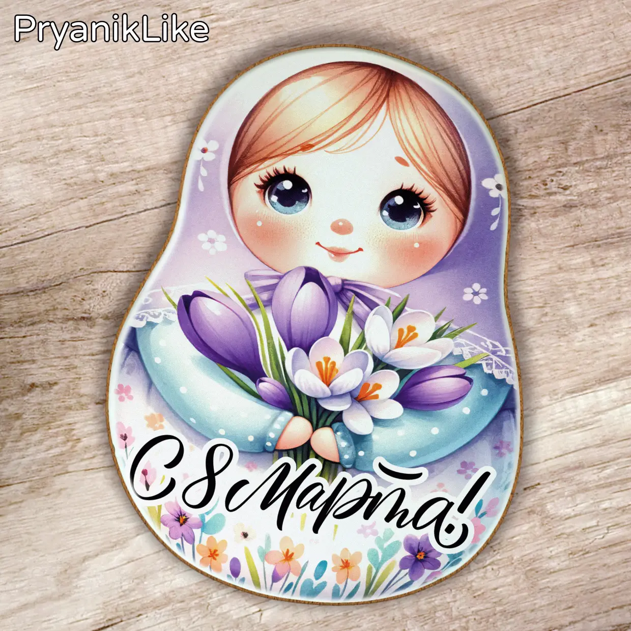 Пряник матрешка